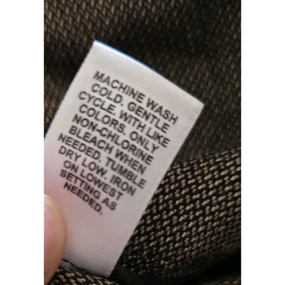 Cato Womens Dress Casual Pants Slacks Wide Leg Light Brown Size 14W Adjust Waist - Picture 13 of 16